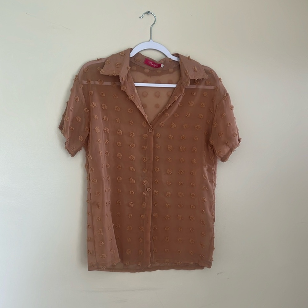 SHORT SLEEVE BLOUSE